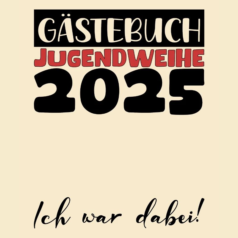 Jugendweihe 2025 Gästebuch Geschenk Mädchen Jungen
