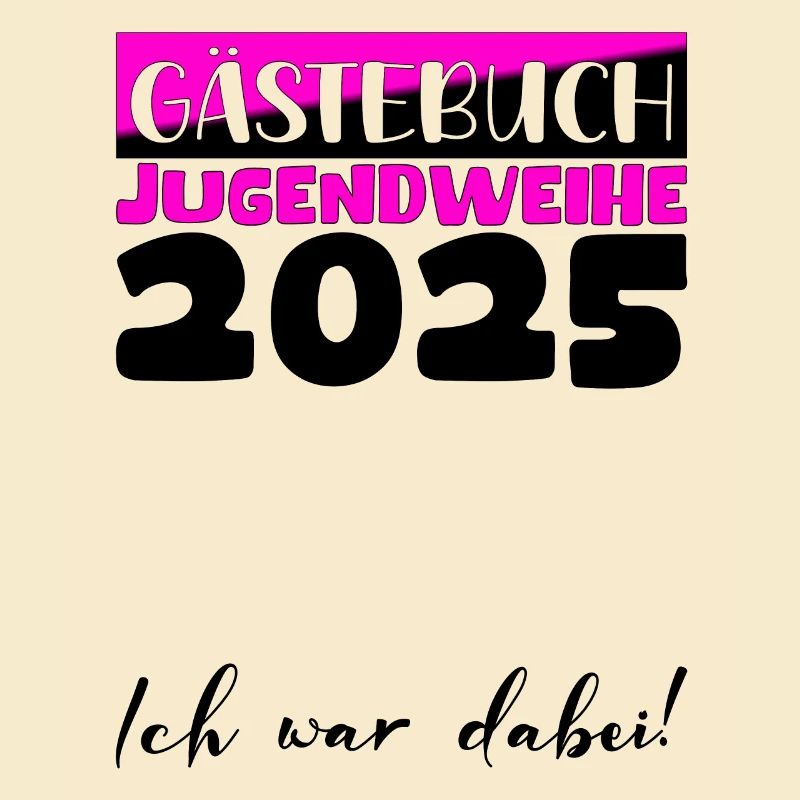 Jugendweihe 2025 Gästebuch Geschenk Mädchen Jungen