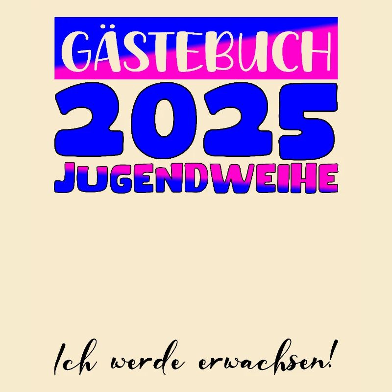 Jugendweihe 2025 Gästebuch Geschenk Mädchen Jungen