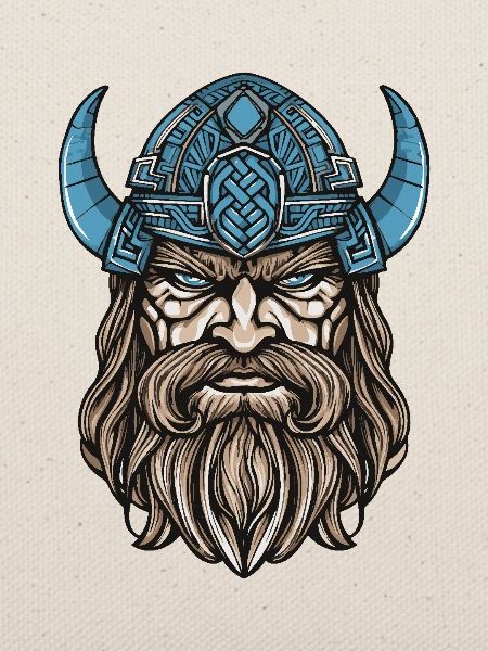 Wikinger Krieger Valhalla Odin