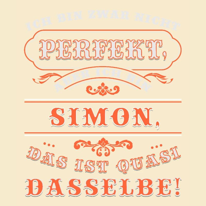 Drôle de nom jour SIMON avec nom nom