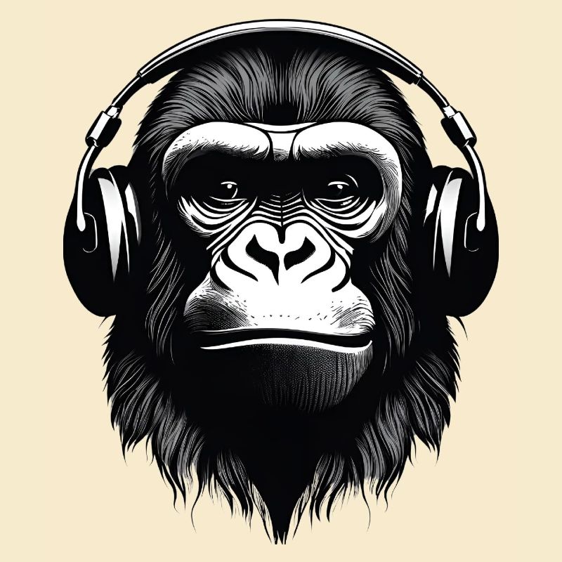 Gorilla, Primat, Affe