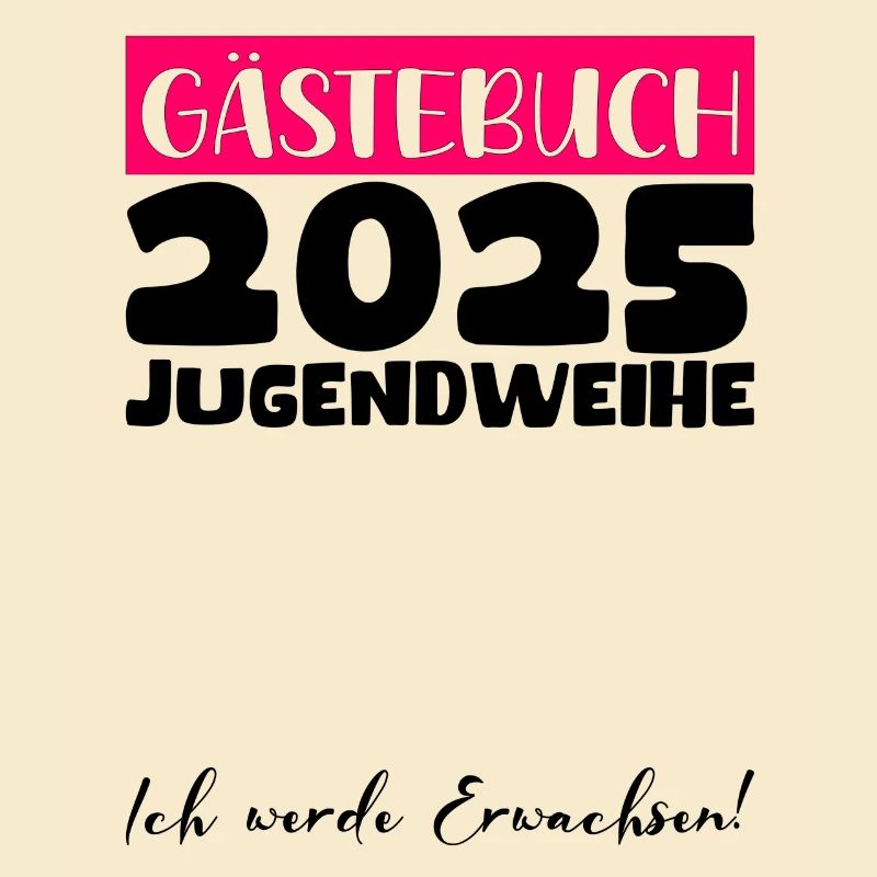 Jugendweihe 2025 Gästebuch Geschenk Mädchen Jungen