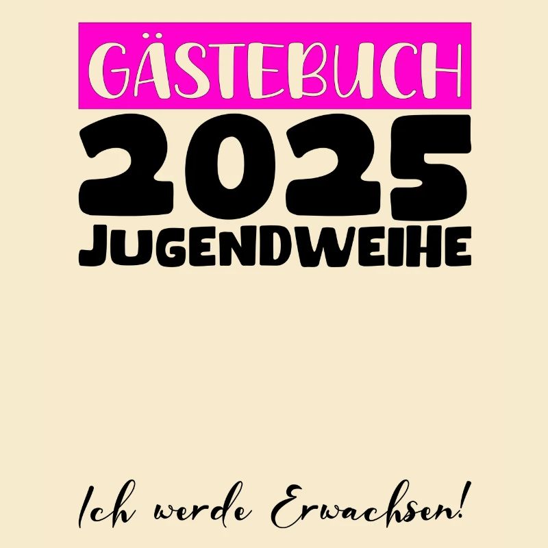 Jugendweihe 2025 Gästebuch Geschenk Mädchen Jungen