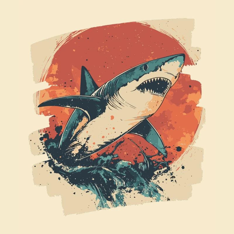 Haifisch Retro