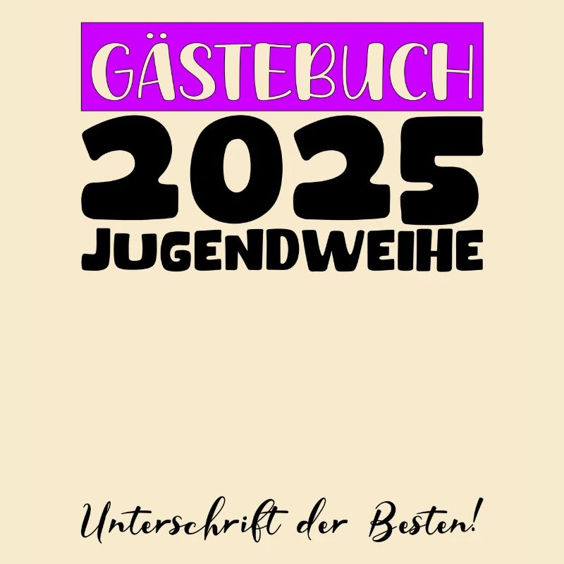 Jugendweihe 2025 Gästebuch Geschenk Mädchen Jungen