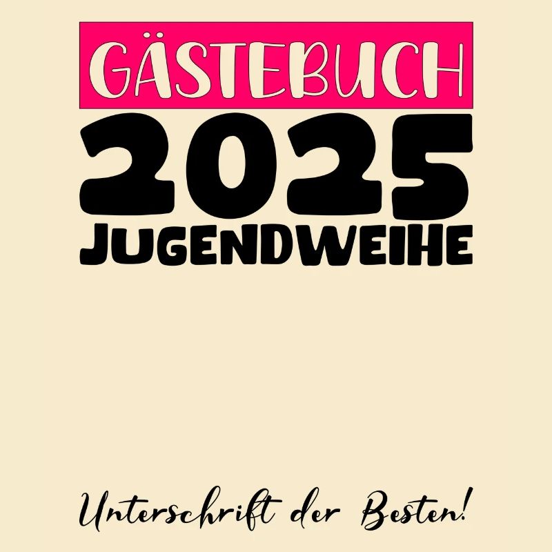 Jugendweihe 2025 Gästebuch Geschenk Mädchen Jungen
