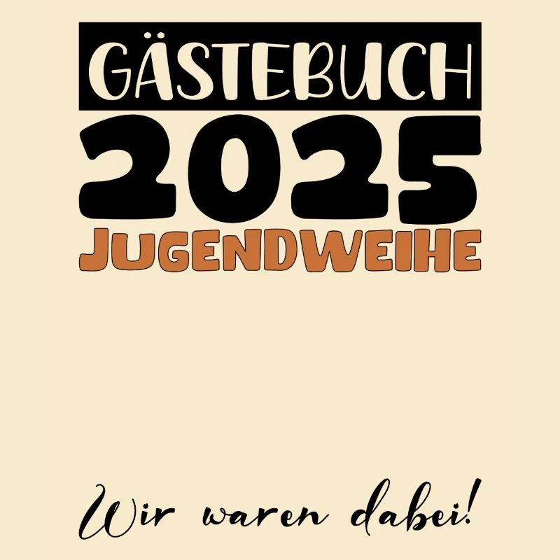Jugendweihe 2025 Gästebuch Geschenk Mädchen Jungen