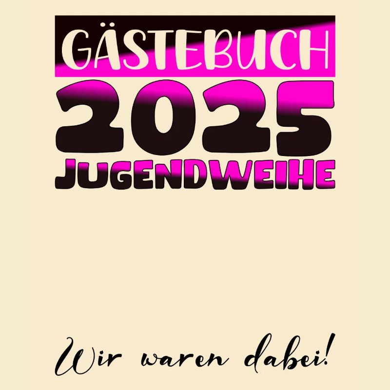 Jugendweihe 2025 Gästebuch Geschenk Mädchen Jungen