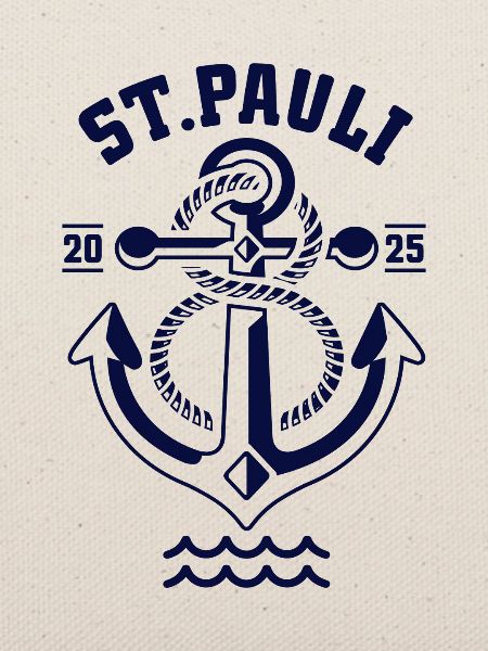 St. Pauli Hamburg Anker Reeperbahn