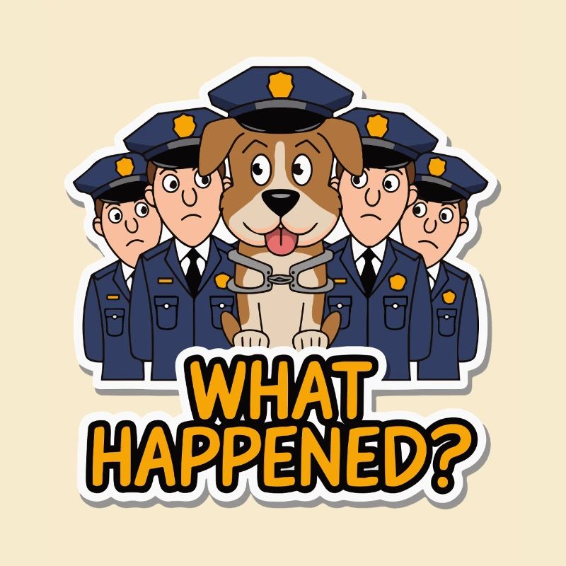 DOGS SURROUNDED