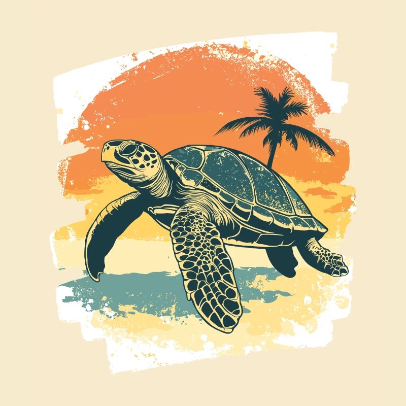 Sea Turtle Retro
