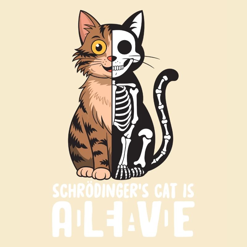 Le chat de Schrödinger mort et vif