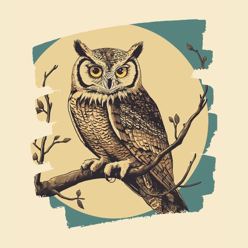 Eule Retro