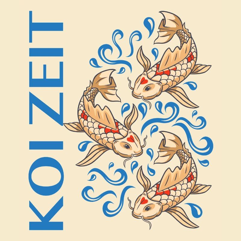 Koi Time Saying Koi Carp Lover