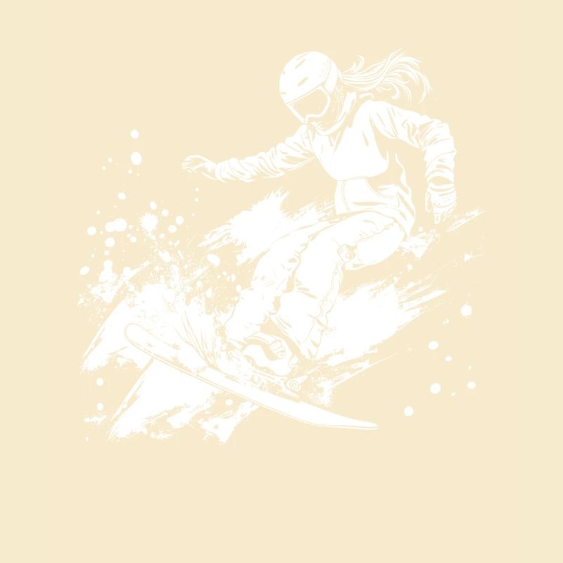 Snowboarderin