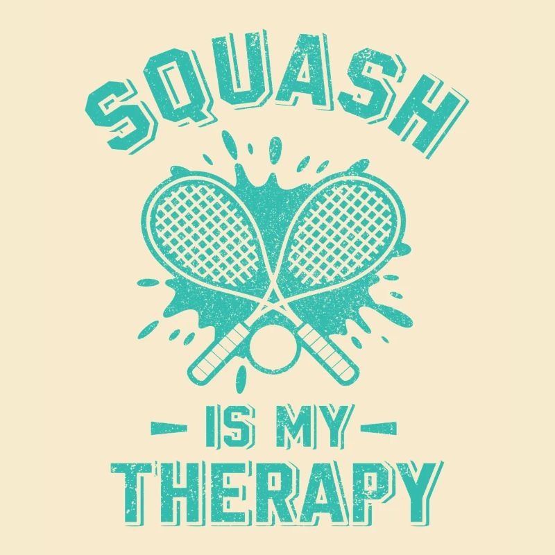 Squash is my Therapy Funny Squash Player