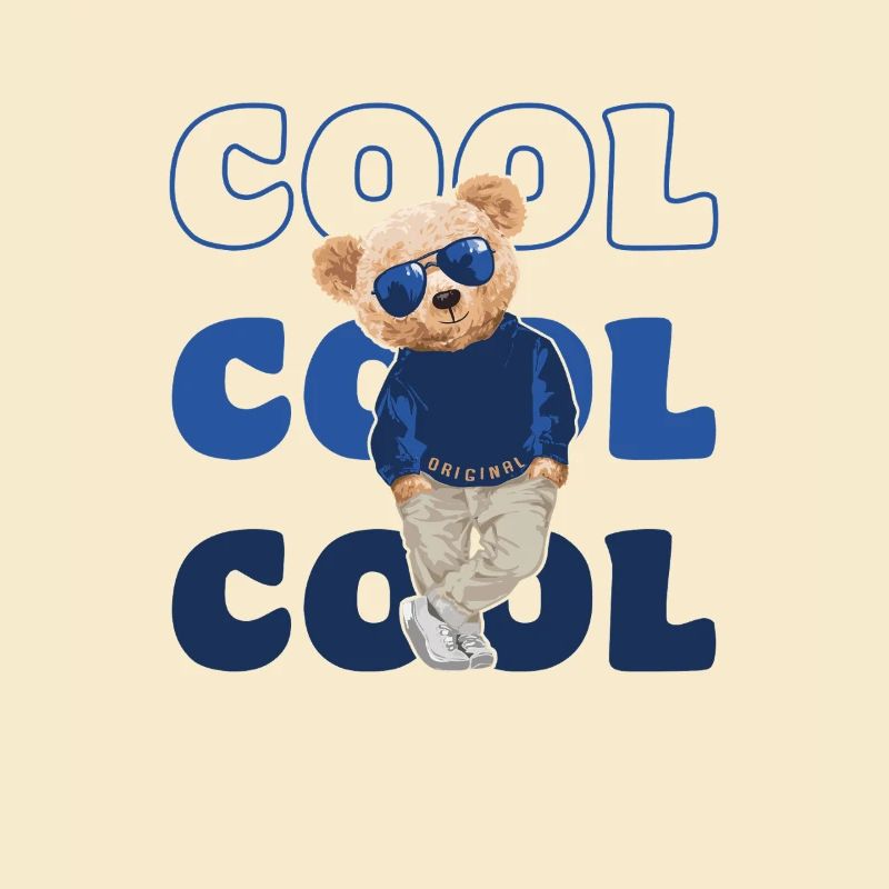 Cool Teddy Bear avec lunettes de soleil - Cool
