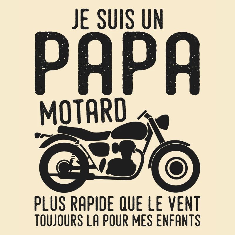 Biker Papa, Motorrad, Vatertagsgeschenk