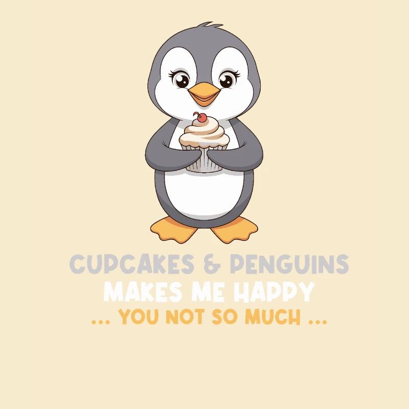 Cupcakes & Pinguine Machen Mich Glücklich