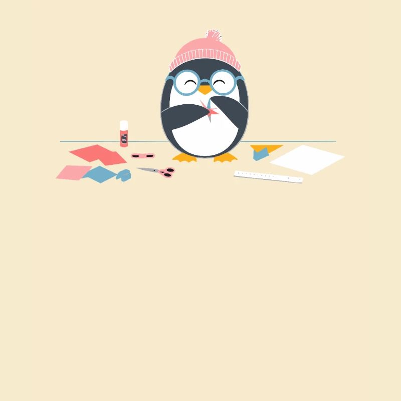 Penguin Crafting Fun Crafting Hobby Joy
