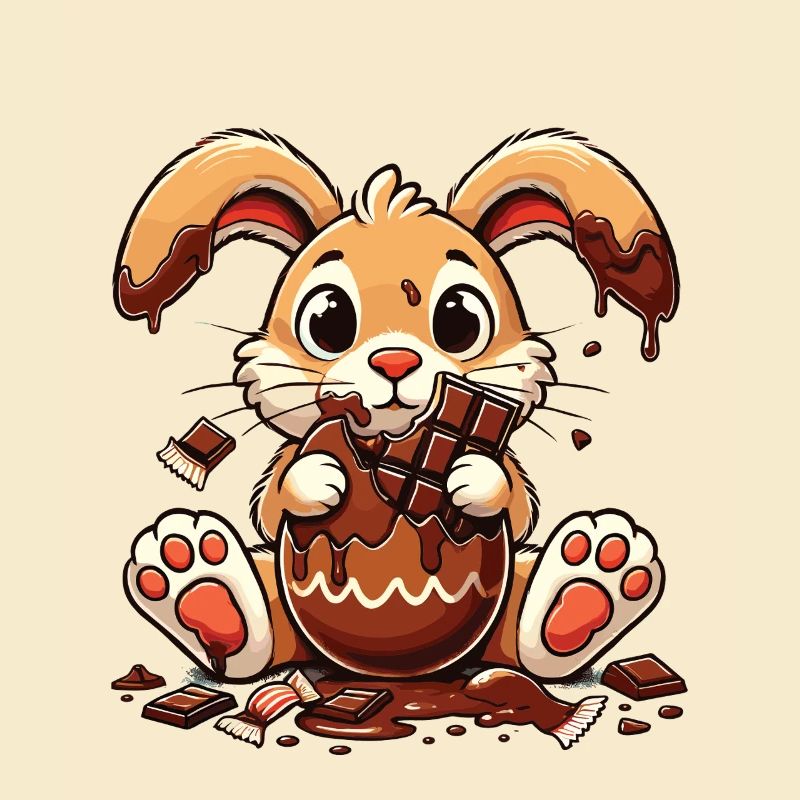 Enjoy Easter Bunny Chocolate