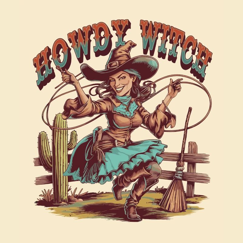 Howdy Witch Lasso Artwork