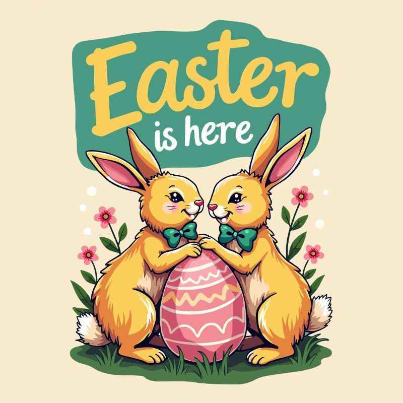 Easter is here – Süße Osterhasen mit Osterei