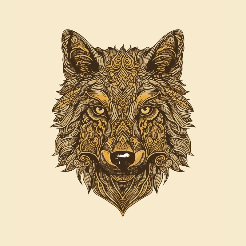 Wolf Porträt