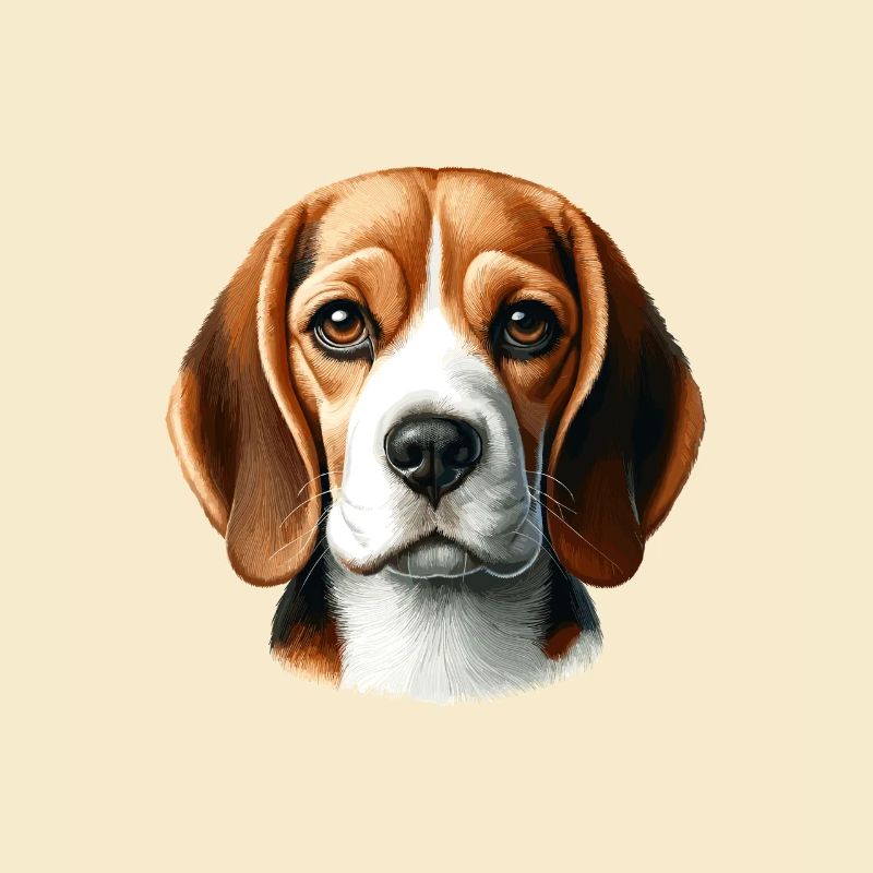 Hundegesicht - Beagle