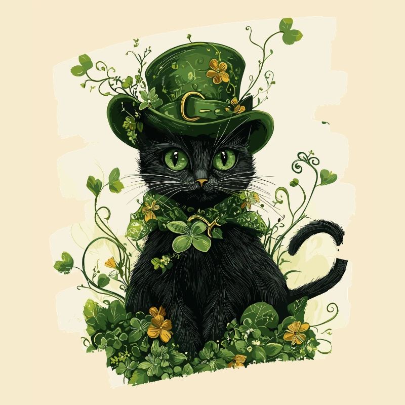 Chat de la Saint-Patrick