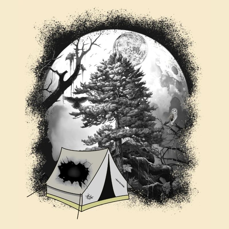Zelt zelten Wald Waldbewohner Camping Campen