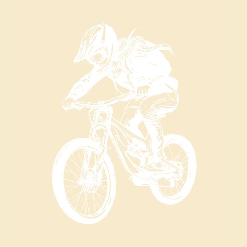 Mountain Biker Mädchen