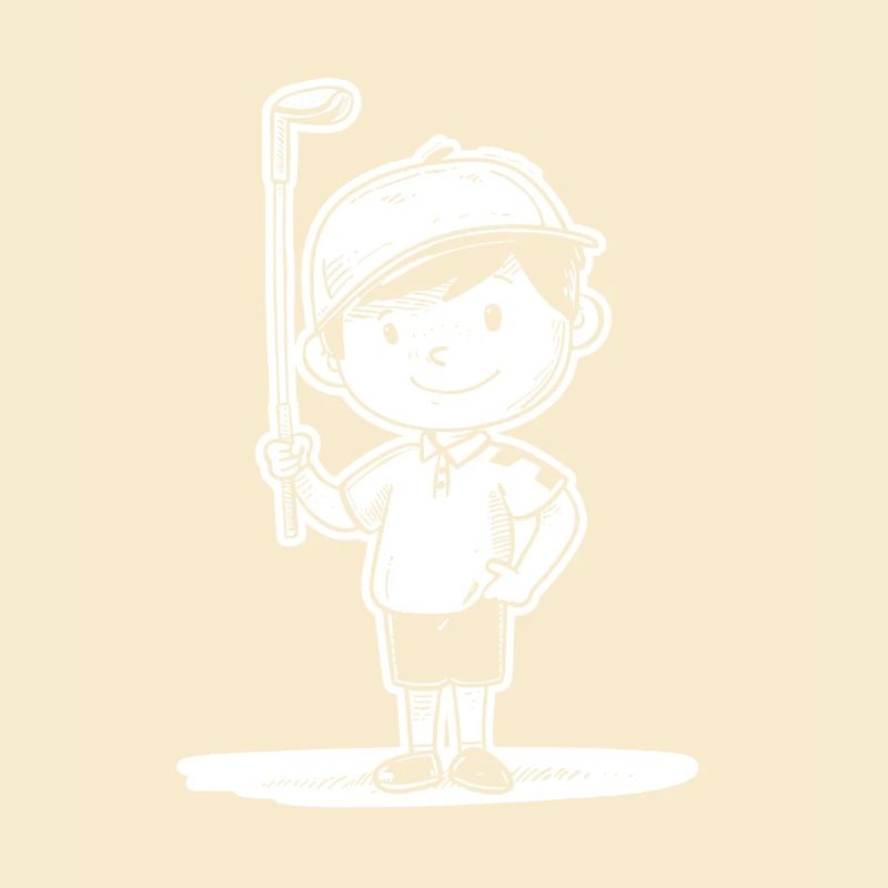 Little Golfer Sketch