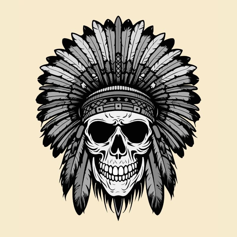 Crâne de chef indien Apache