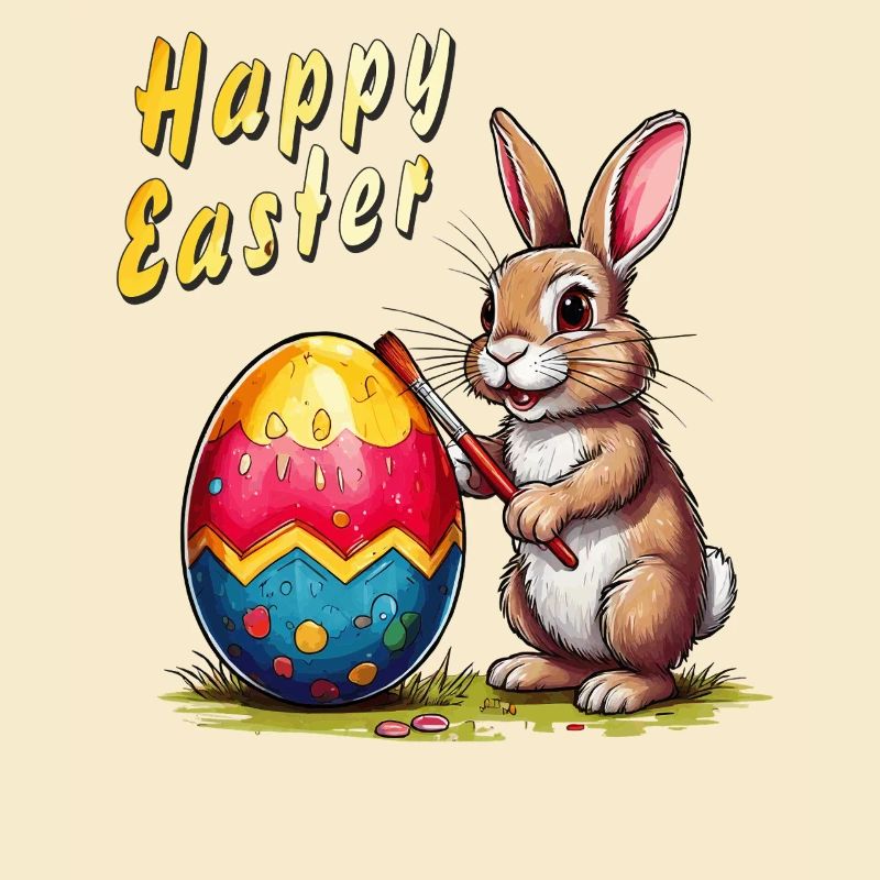 EASTER BUNNY Happy Easter