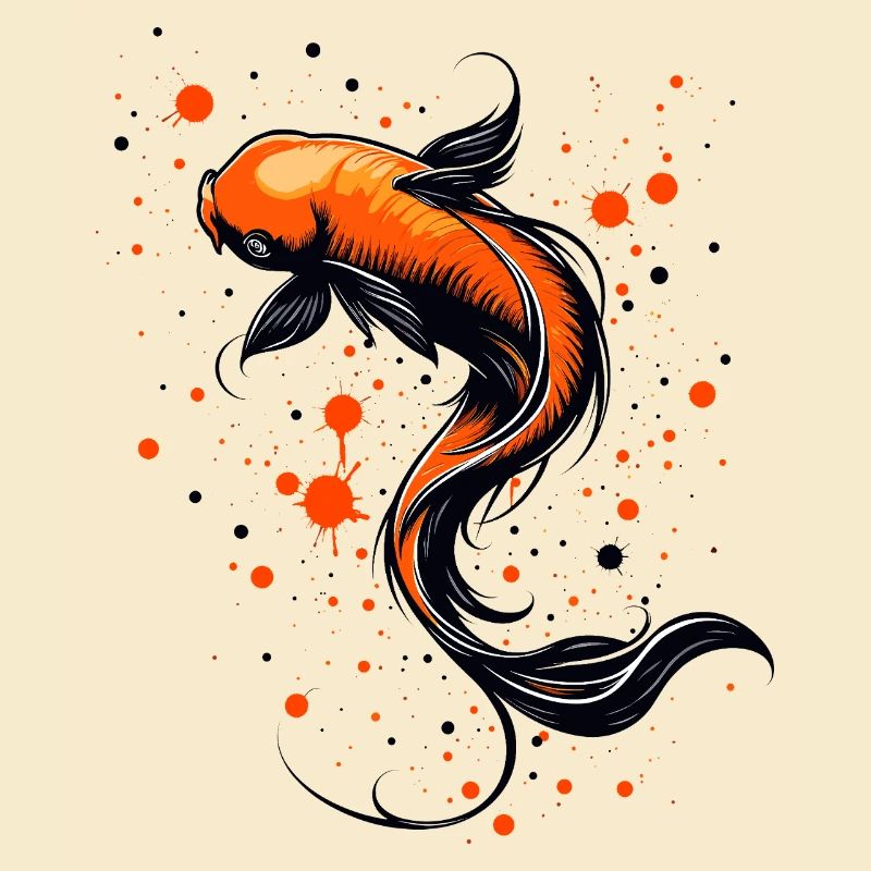 Koi Fisch Harmonie