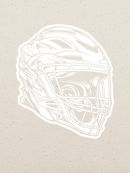 Lacrosse Helm Skizze