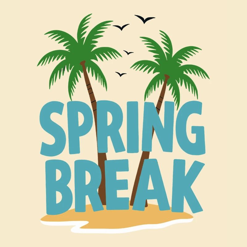 Spring Break Palmen Strand