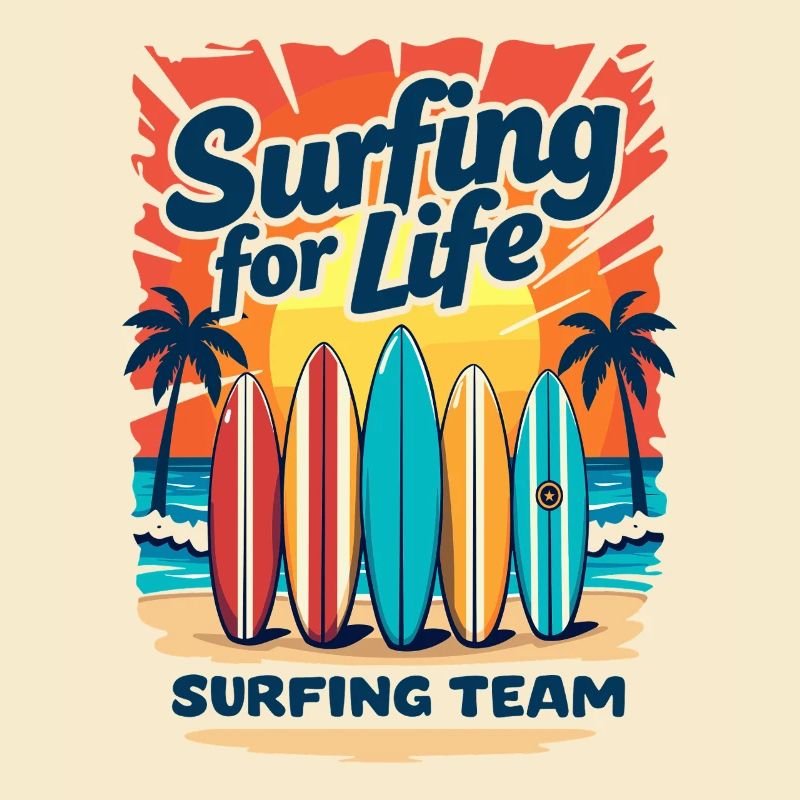 Surfing for Life Wave Boards & Beach