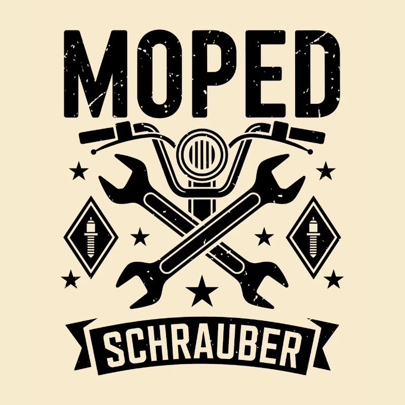 Moped, mechanic, moped, screwdriver, moped driver