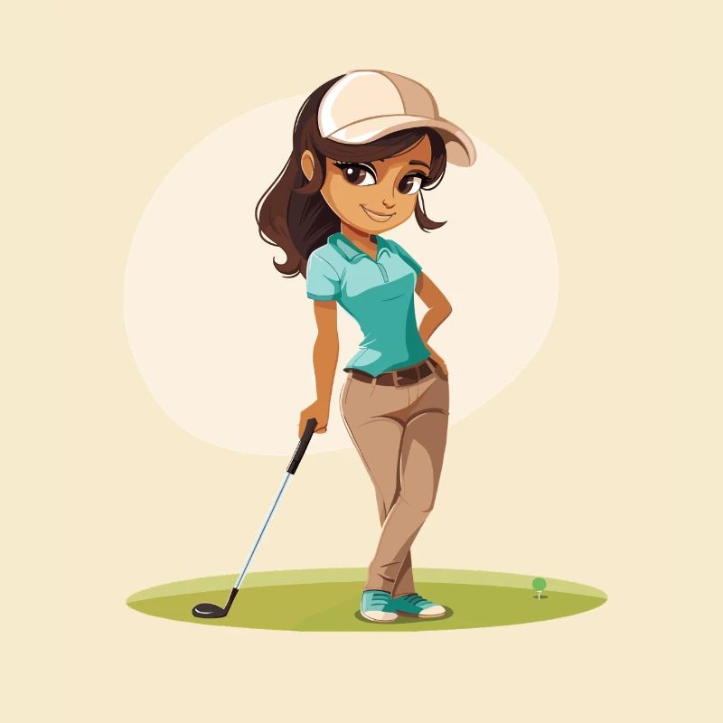 Bande dessinée golfeuse