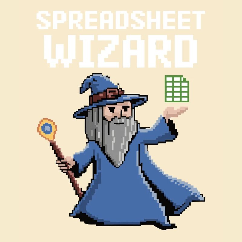 Spreadsheet Wizard Funny Controller Accountant