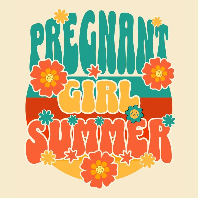 Fille enceinte Été Grossesse Vacances Maternité