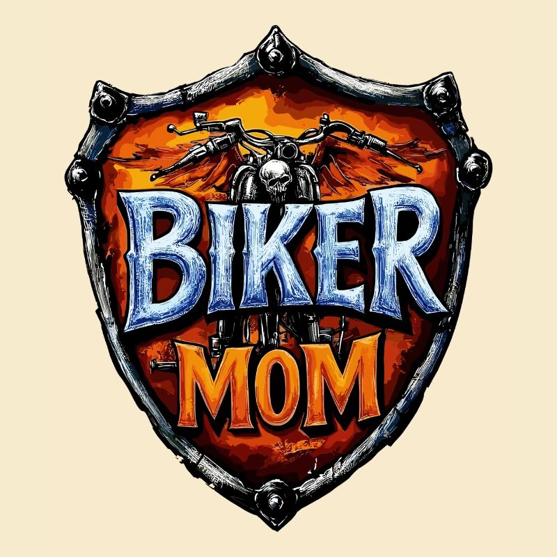 Bikerin Mom Motorcycle Gift