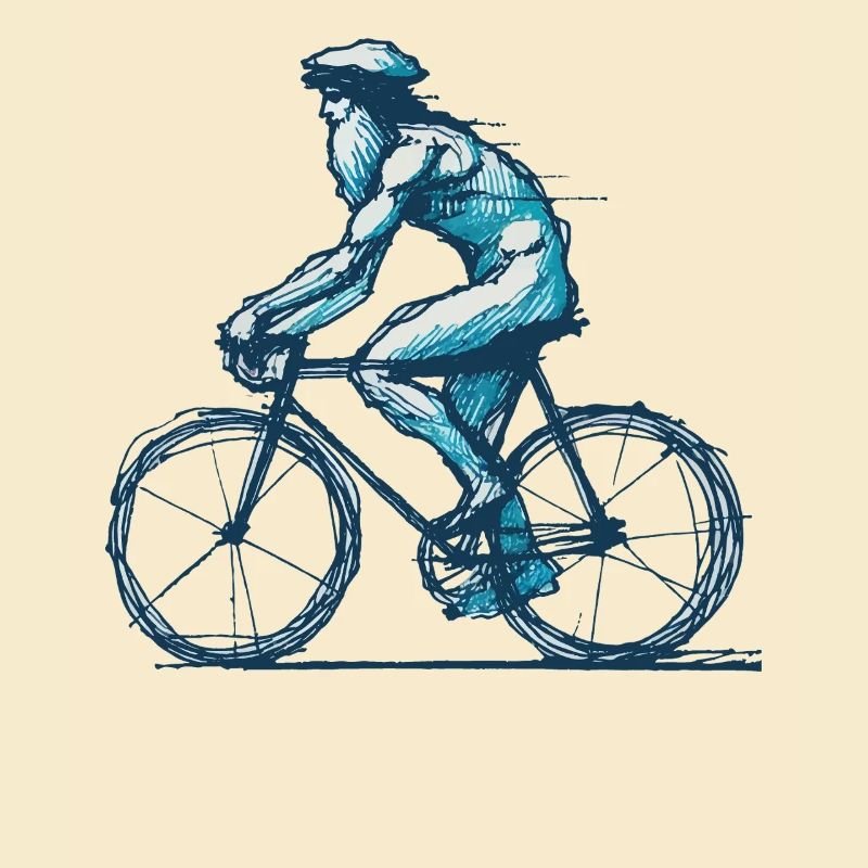 Cycling Bicycle Artwork