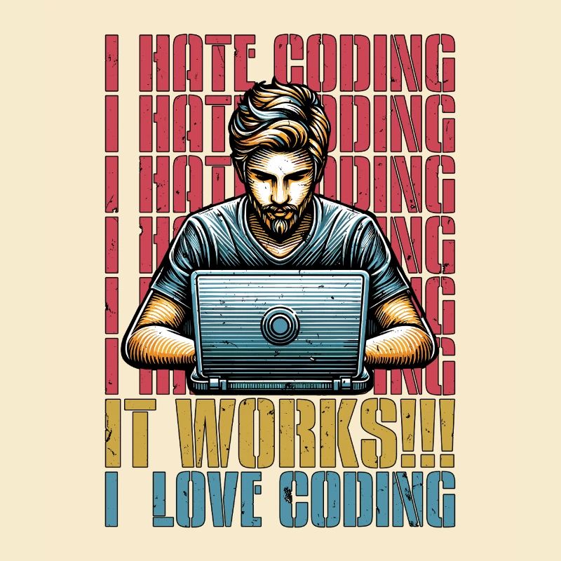 Coder I Hate Coding Developer Technology Coders