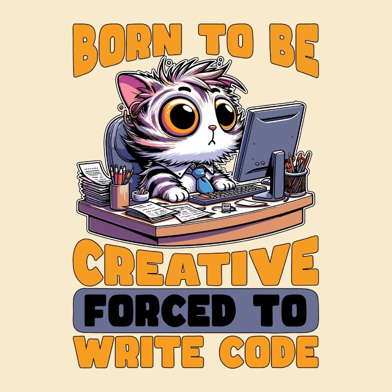 Coder Born To Be Creative Web Developer Coders