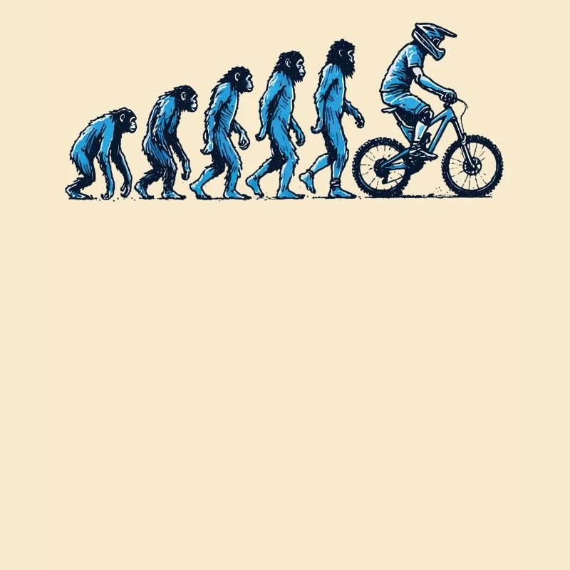 Evolution Vom Affen Zum Fahrradfahrer