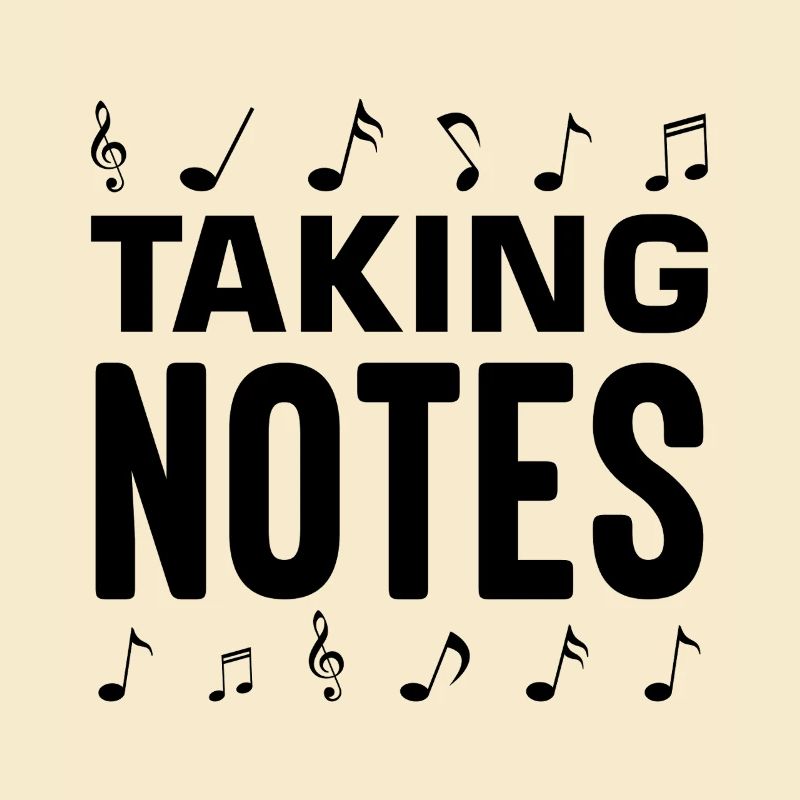 Conception musicale Prise de notes